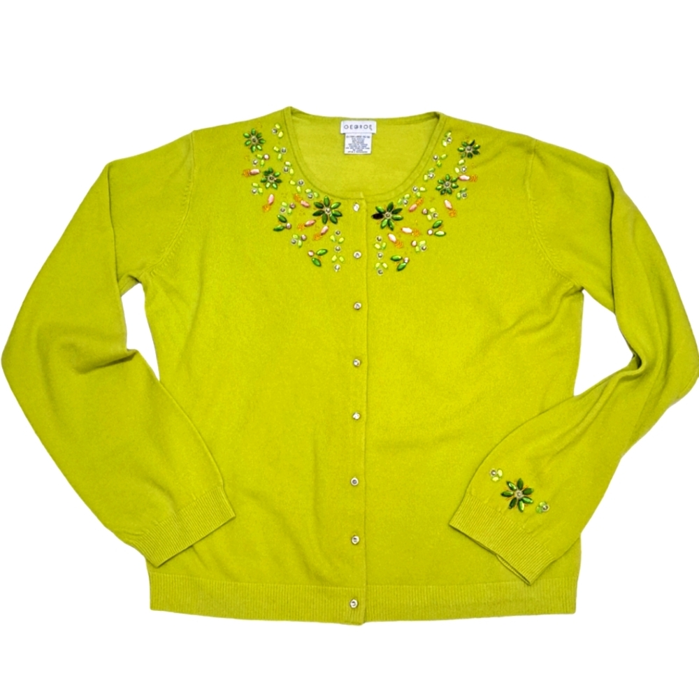 Vintage George bejeweled cardigan